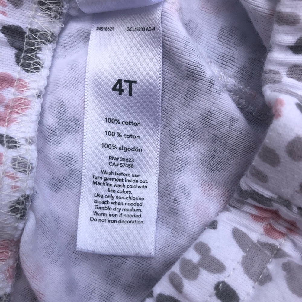Carter’s Pj Set Girl Size 4T - Picture 6 of 7